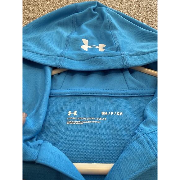 Under Armour Hoodie Blue Sleeveless Size S - Picture 5 of 8